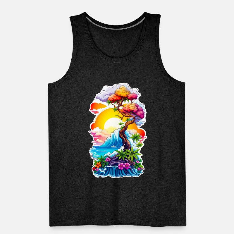 High waves 05 Männer Premium Bio Tank Top