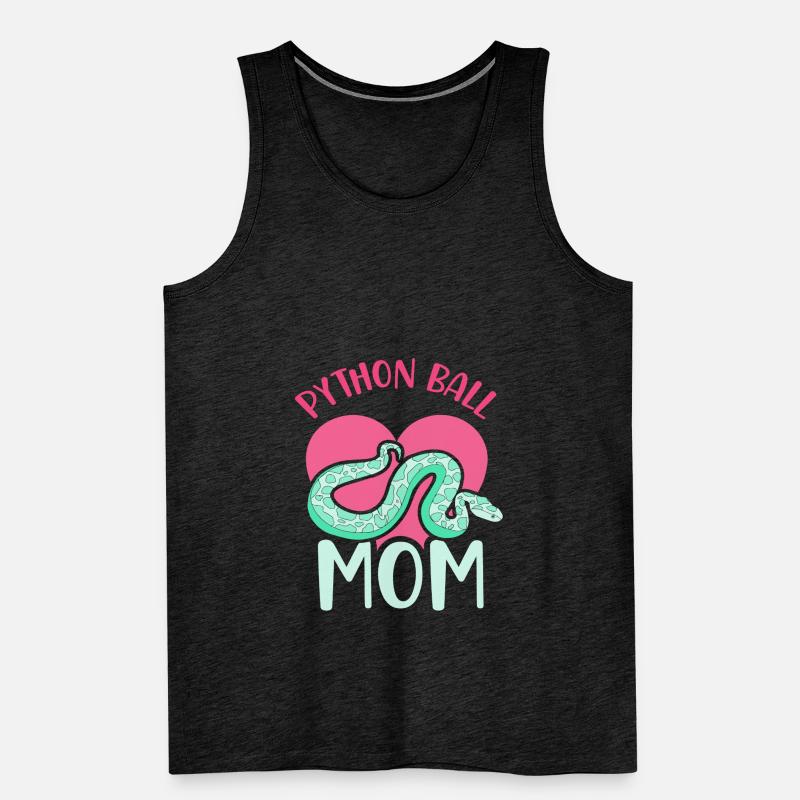 Python ball mom Männer Premium Bio Tank Top