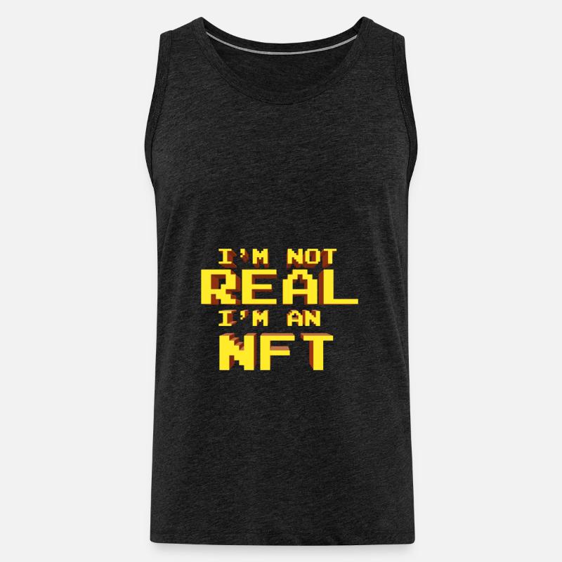 Krypto - Männer Premium Bio Tank Top - Anthrazit
