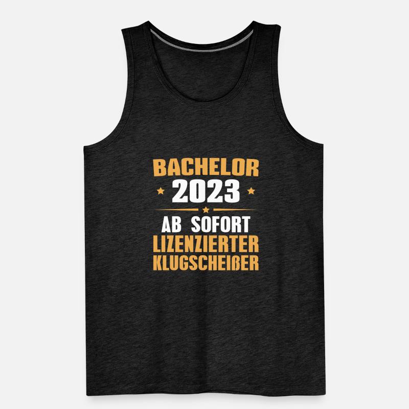Bachelor 2023 Studium Bachelorprüfung Abschluss Männer Premium Bio Tank Top