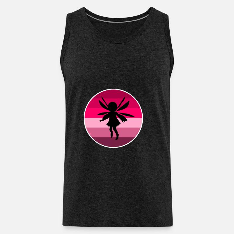 Fee - Männer Premium Bio Tank Top - Anthrazit