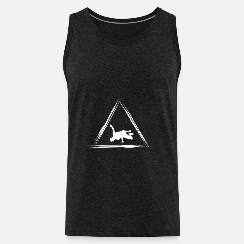 Breakdance - Männer Premium Bio Tank Top - Anthrazit