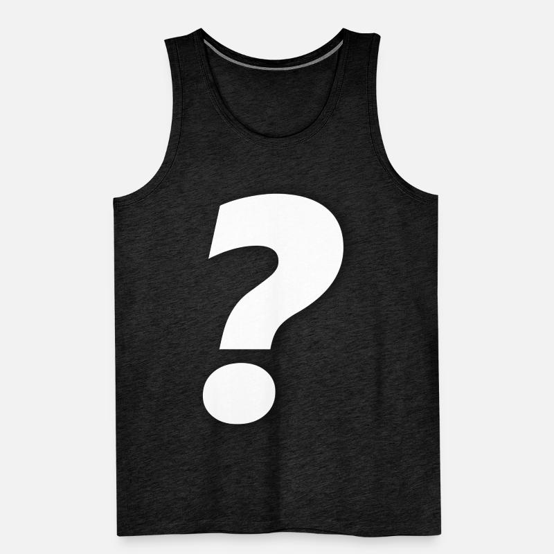 Question mark Men's Premium Organic Tank Top