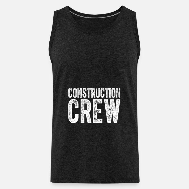 Construction Crew Construction Worker - Männer Premium Bio Tank Top - Anthrazit