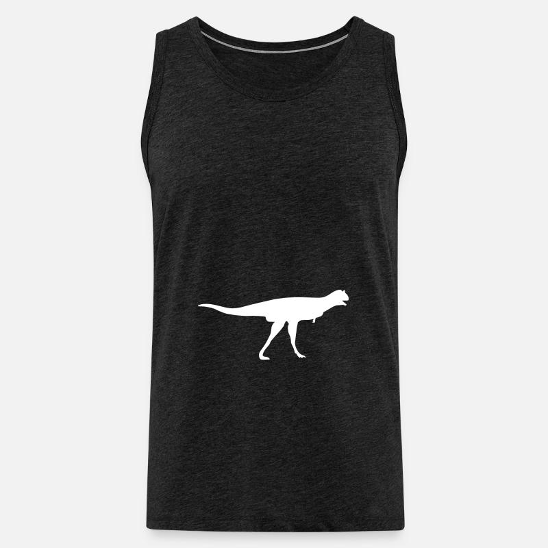 Carnotaurus - Männer Premium Bio Tank Top - Anthrazit