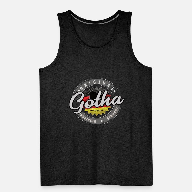 Original Germany Thuringia Gotha Thuringian Forest Men's Premium Organic Tank Top