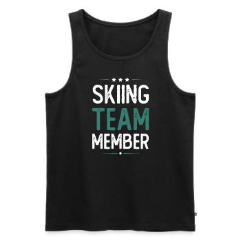 Équipe de ski - Débardeur bio Premium Homme - charbon - Devant - Alexander (188cm)