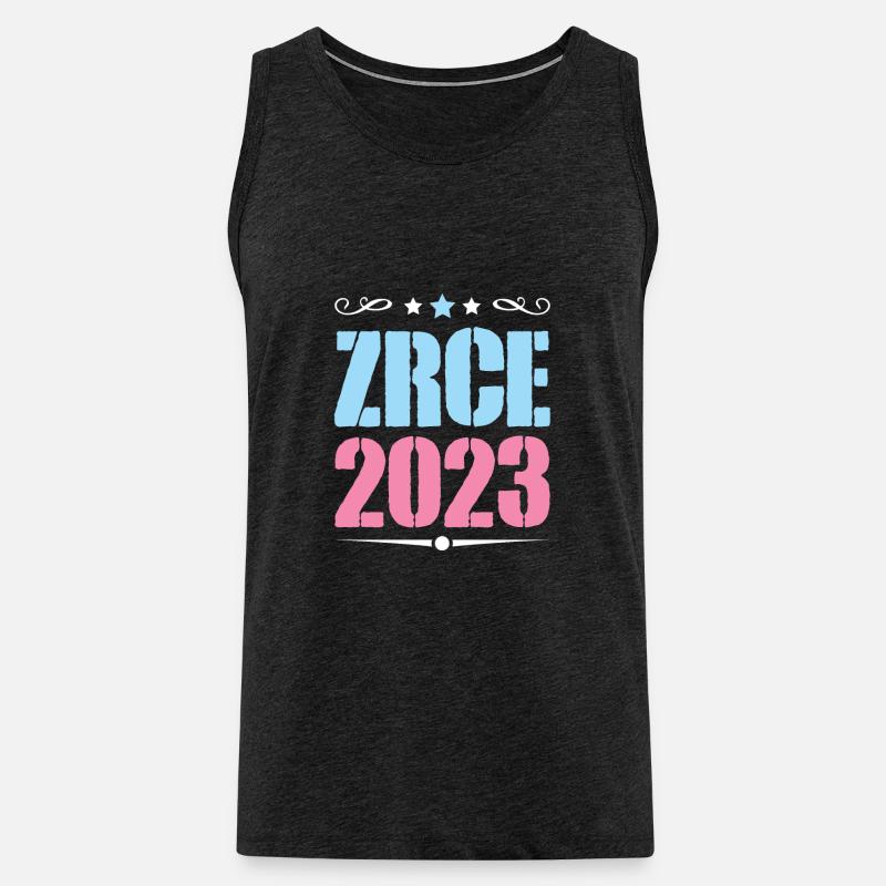 Zrce 2023 - Männer Premium Bio Tank Top - Anthrazit