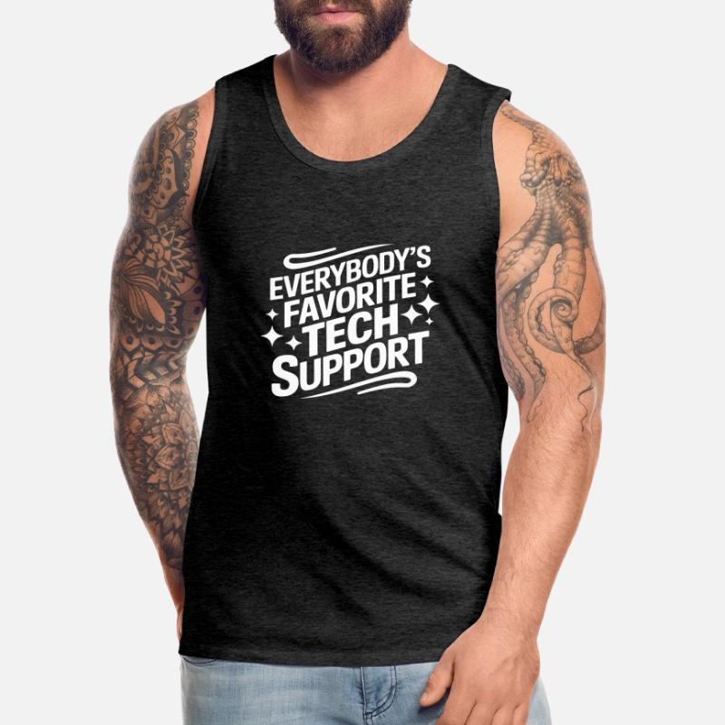 Technical Support Computer Men's Premium Organic Tank Top