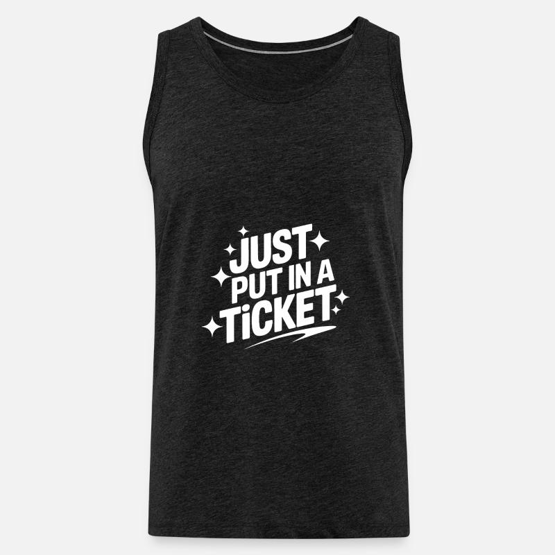 Technischer Support Computerfreak Nerd - Männer Premium Bio Tank Top - Anthrazit