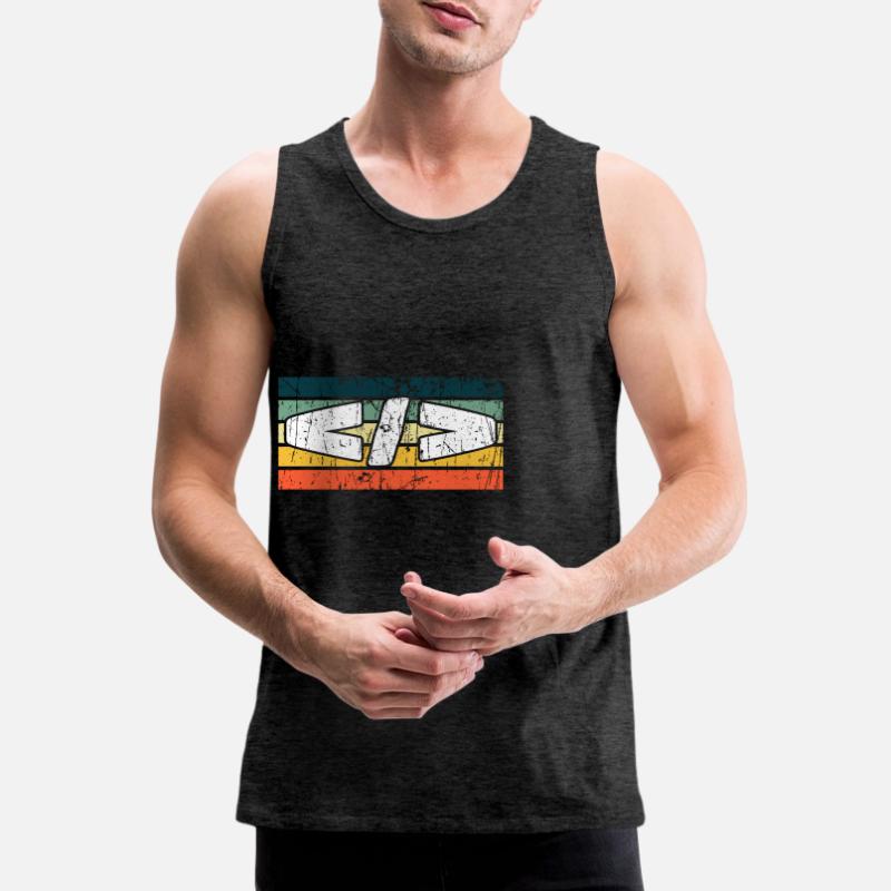Retro Web Developer Programmer Coding Männer Premium Bio Tank Top