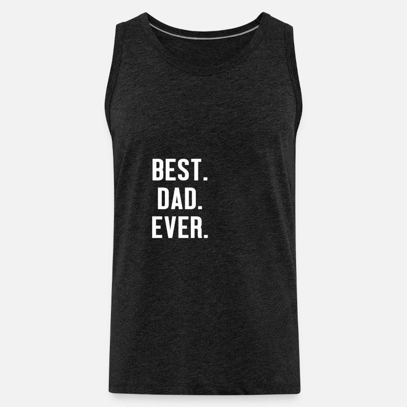 Bester Vater - Männer Premium Bio Tank Top - Anthrazit