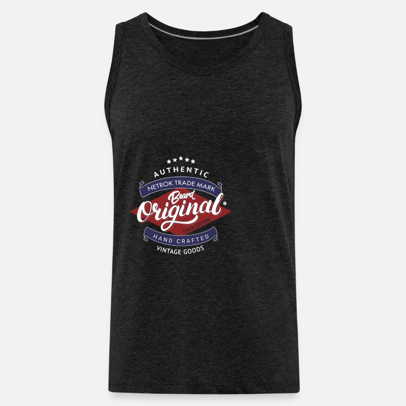 Beard Original - Männer Premium Bio Tank Top - Anthrazit