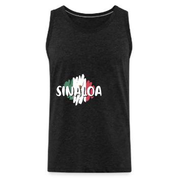 Mexican Mexico Sinaloa - Männer Premium Bio Tank Top - Anthrazit - Vorne - AI Model Male 185 dark (185cm)