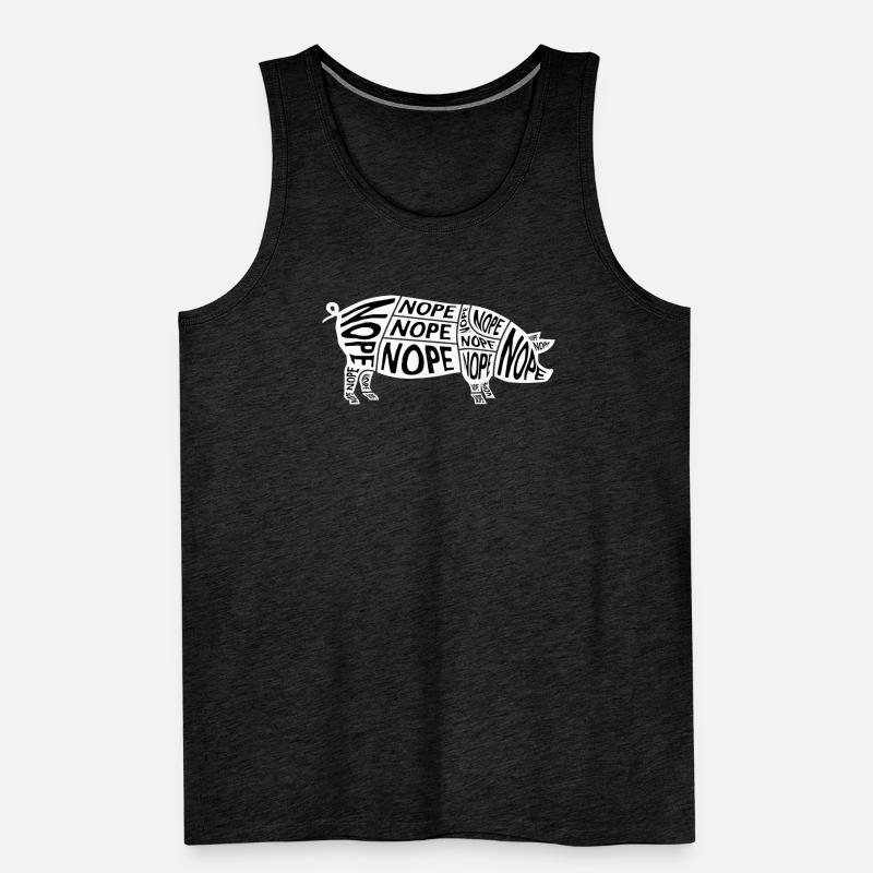 Nope Cochon Débardeur bio Premium Homme
