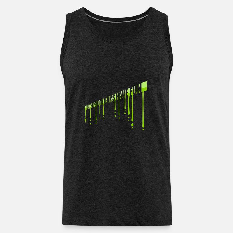 Both Teams Have Fun - Männer Premium Bio Tank Top - Anthrazit