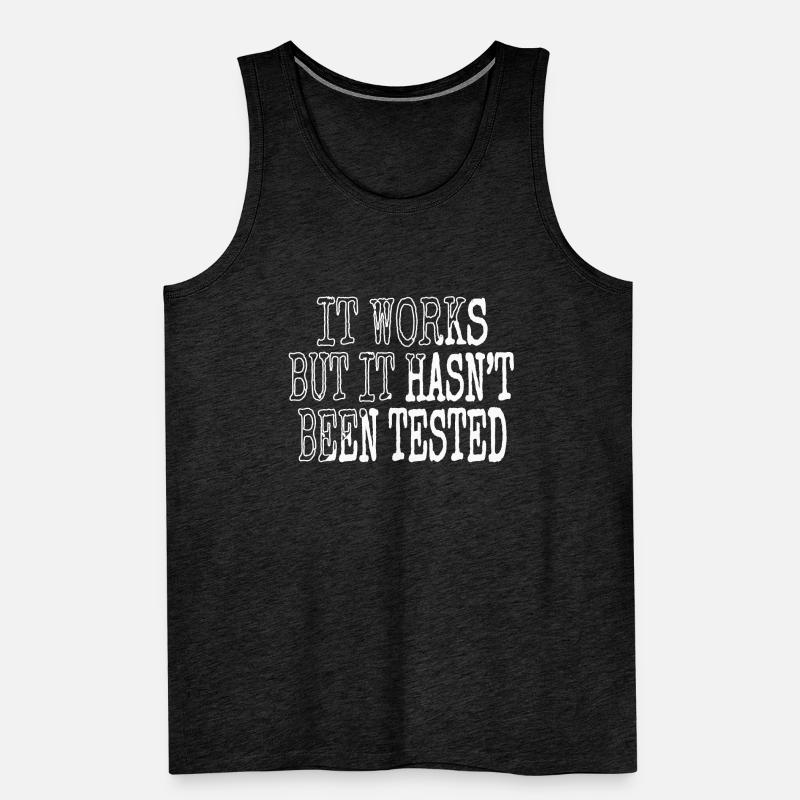 programming programming language Männer Premium Bio Tank Top