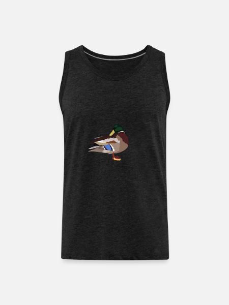canard - Débardeur bio Premium Homme - charbon