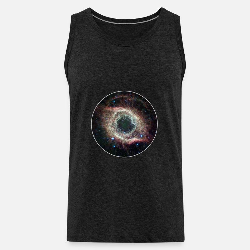 Galaxy - Space - Sterne - Cosmic - Kunst - - Männer Premium Bio Tank Top - Anthrazit