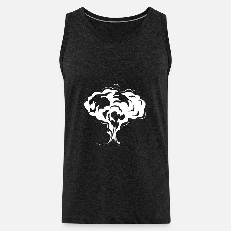 Explosion - Männer Premium Bio Tank Top - Anthrazit
