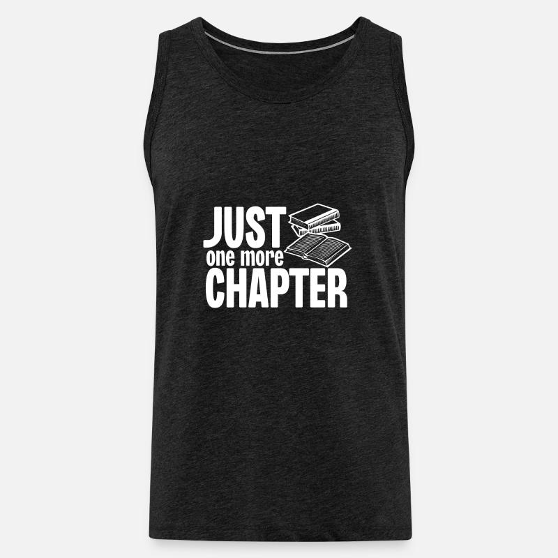 Nur noch ein Kapitel - Männer Premium Bio Tank Top - Anthrazit