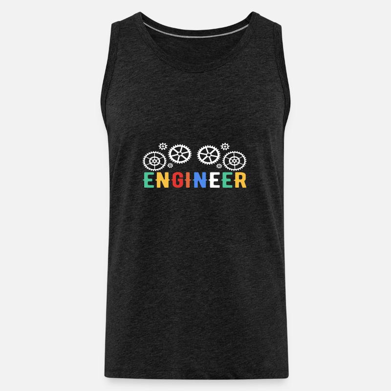Engineer Ingenieur - Männer Premium Bio Tank Top - Anthrazit