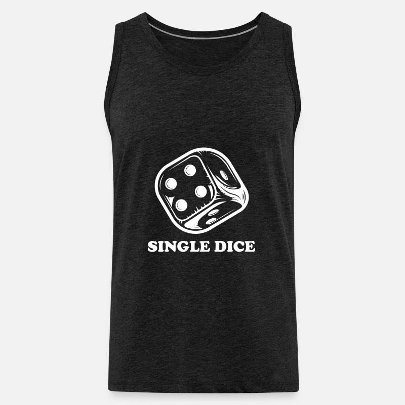boardgame chess backgammon game night - Männer Premium Bio Tank Top - Anthrazit
