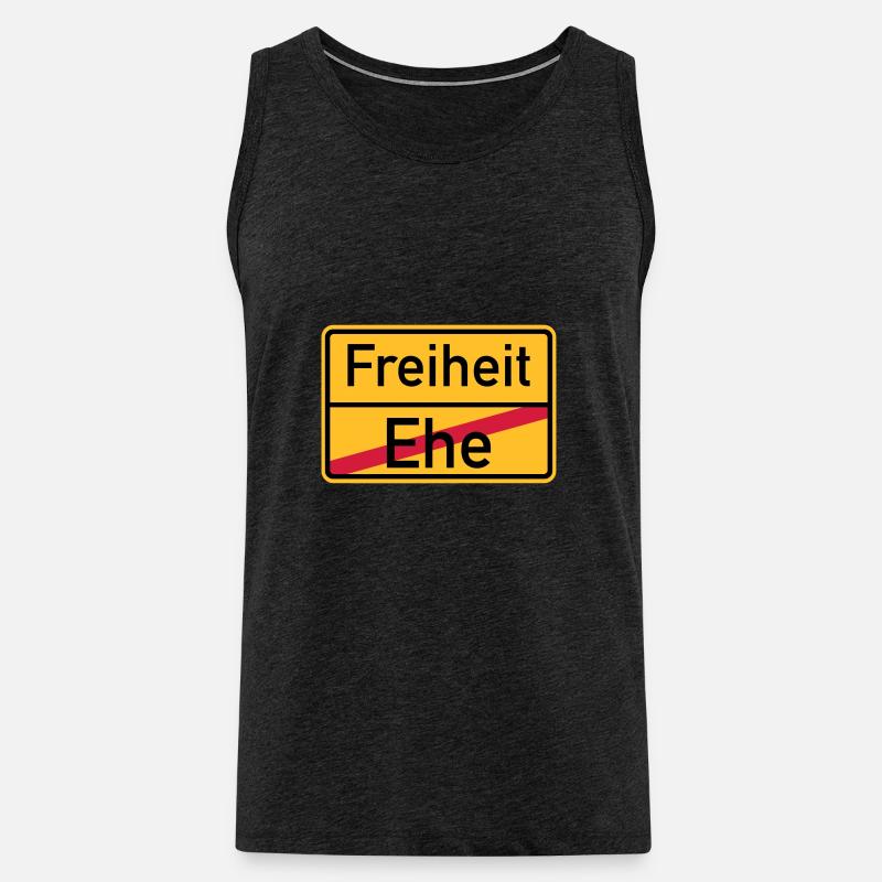 Scheidung - Männer Premium Bio Tank Top - Anthrazit
