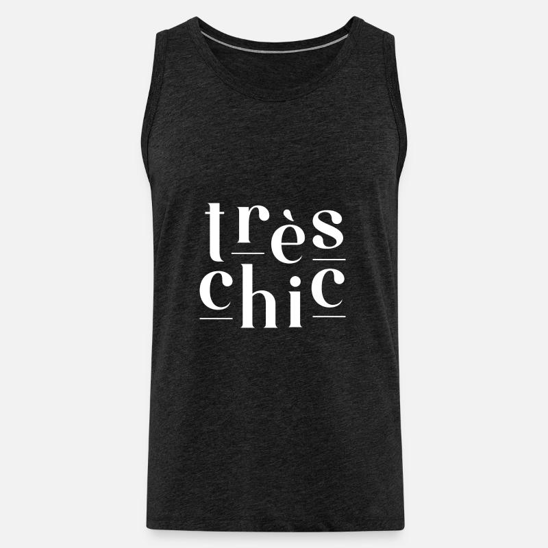 Très Chic - Männer Premium Bio Tank Top - Anthrazit