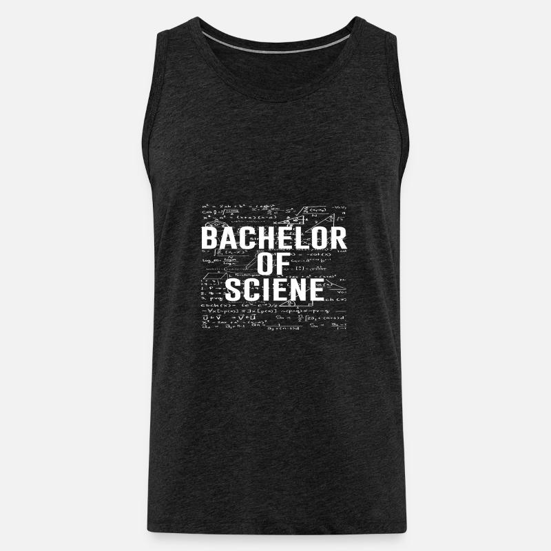 Bachelor of science Geschenk - Männer Premium Bio Tank Top - Anthrazit