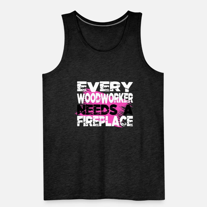 apprentice birthday present arborists happy tree Men's Premium Organic Tank Top