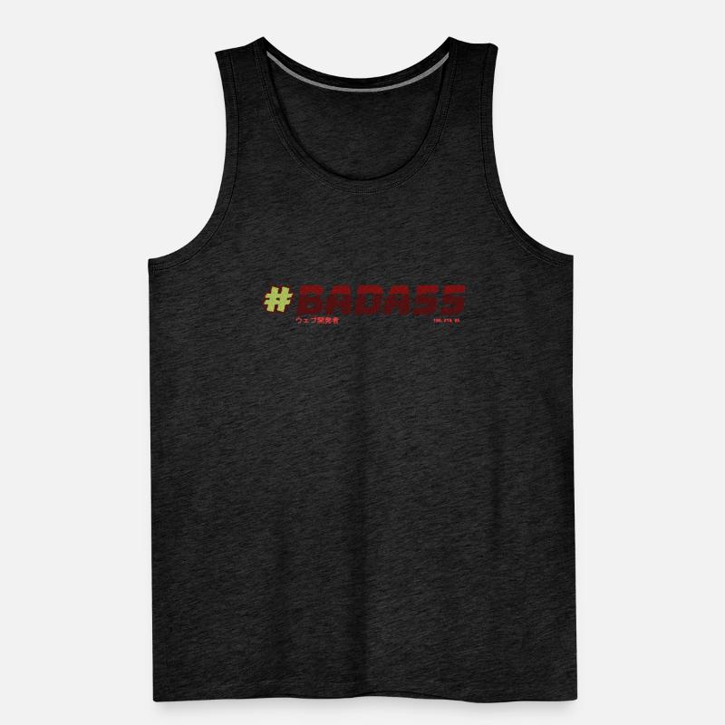 Badass web developer - #BADA55 (Dark) Men's Premium Organic Tank Top
