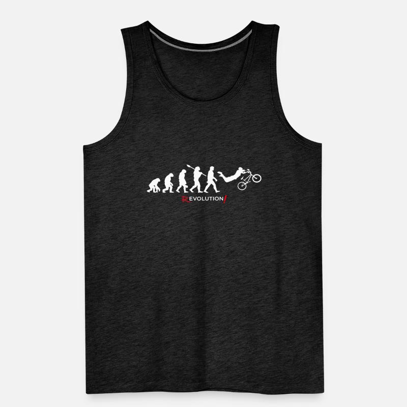 Revolution - Evolution Man Fun Twist11 Männer Premium Bio Tank Top