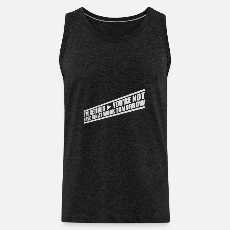 have fun at work - Männer Premium Bio Tank Top - Anthrazit