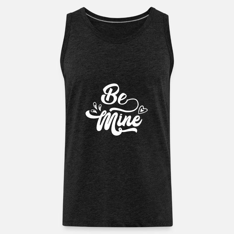 Sei meins - Männer Premium Bio Tank Top - Anthrazit