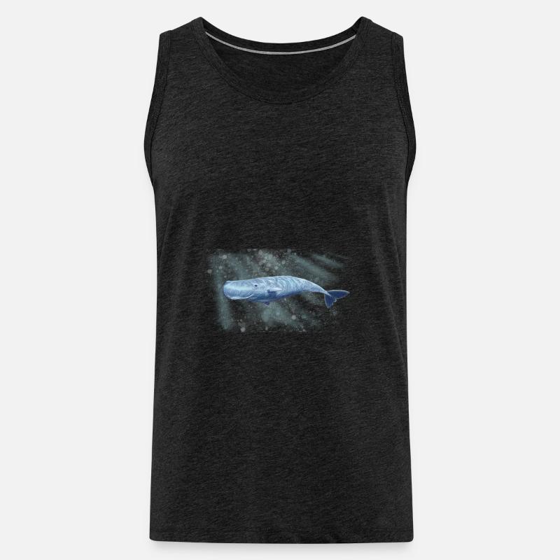 Pottwal2 - Männer Premium Bio Tank Top - Anthrazit