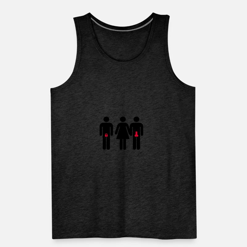 Cuckold Relation Débardeur bio Premium Homme