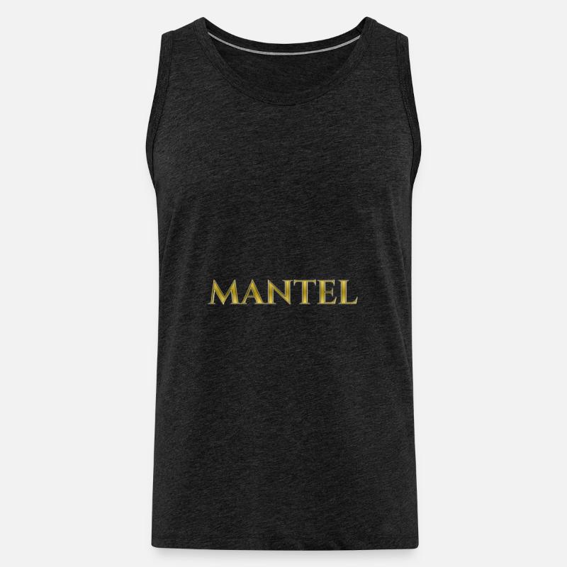 Mantel - Männer Premium Bio Tank Top - Anthrazit