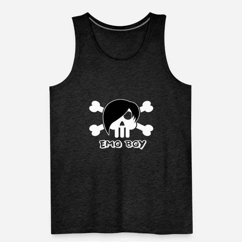 Emo junge Männer Premium Bio Tank Top