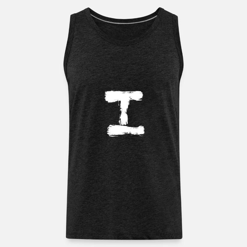 Nummer eins - Männer Premium Bio Tank Top - Anthrazit