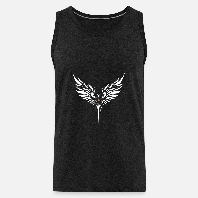Phoenix - Männer Premium Bio Tank Top - Anthrazit