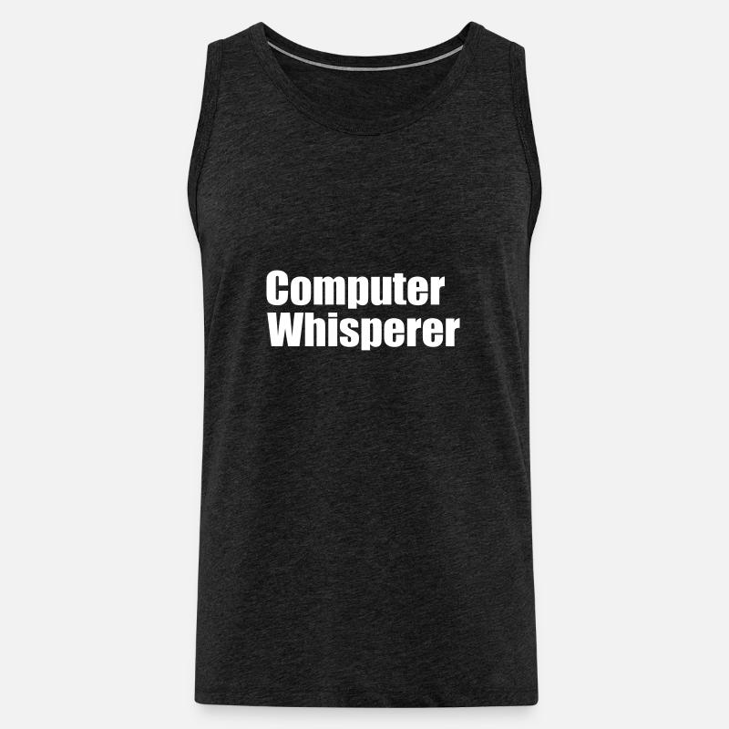Computerflüsterer - Männer Premium Bio Tank Top - Anthrazit