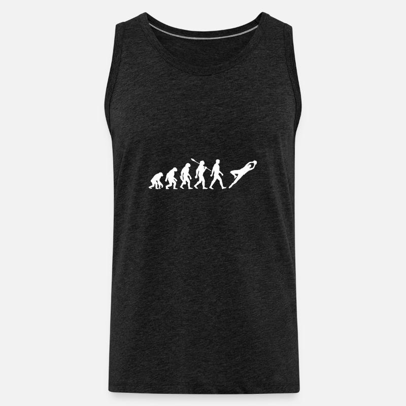 Evolution Torwart - Fußball - Keeper - Männer Premium Bio Tank Top - Anthrazit