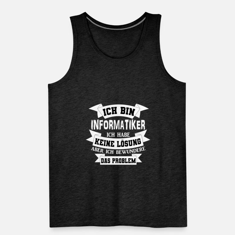 Informatik informatiker Geschenkidee Männer Premium Bio Tank Top
