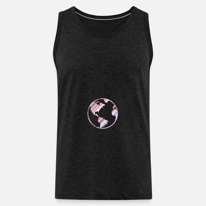 Erde Pastell - Männer Premium Bio Tank Top - Anthrazit