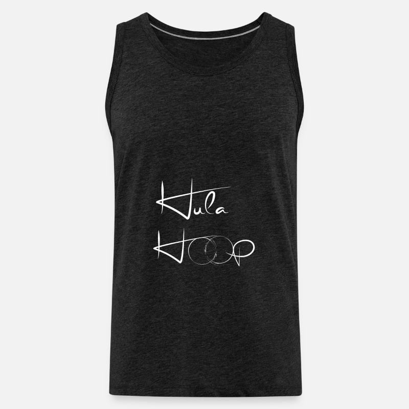 Hula-Hoooop - Männer Premium Bio Tank Top - Anthrazit