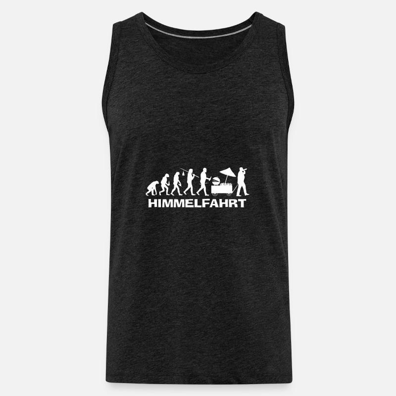männertag evolution - Männer Premium Bio Tank Top - Anthrazit