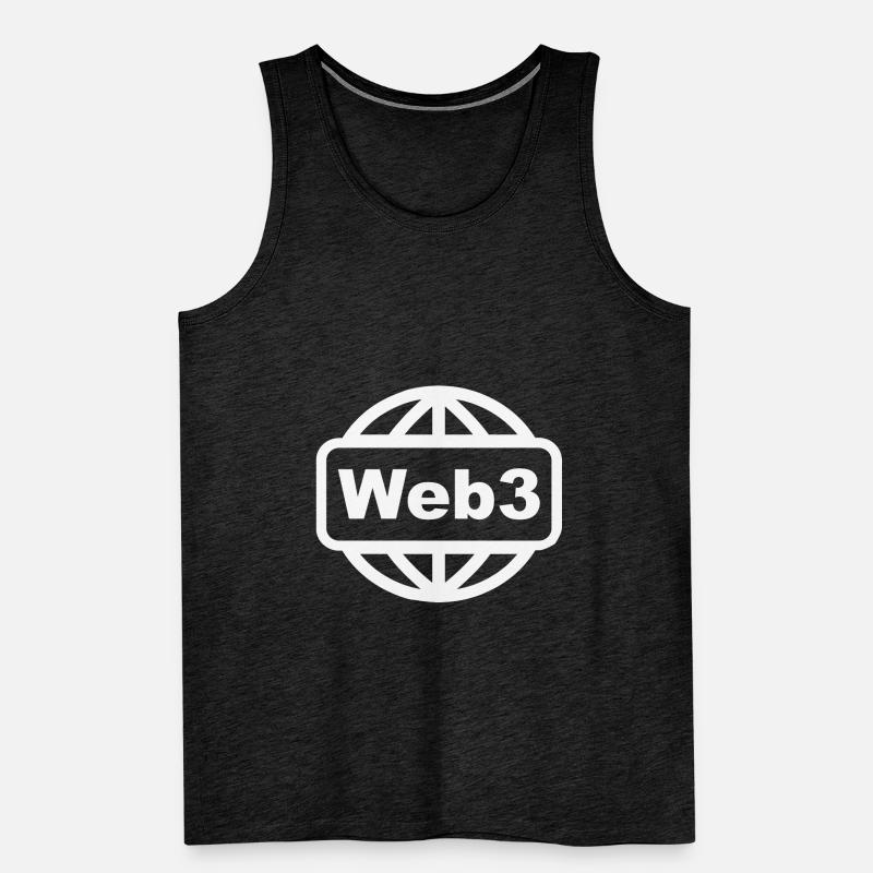Web3 Blockchain Developer Cryptocurrency Software Men's Premium Organic Tank Top