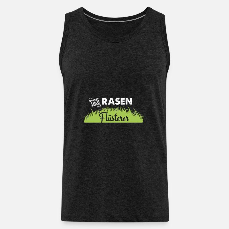 Der Rasenflüsterer Rasen Flüsterer Gärtner - Männer Premium Bio Tank Top - Anthrazit