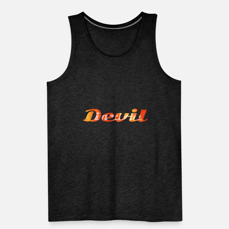 DEVIL INXIDE Men's Premium Organic Tank Top